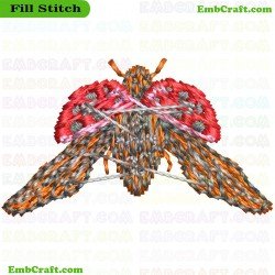 3D Model Of A Beetle Embroidery Design 1