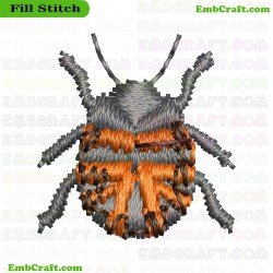 3D Rendered Beetle Illustration Embroidery Design 19