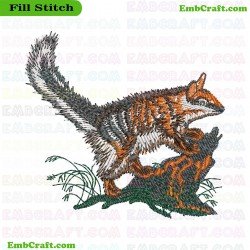 Australian Numbat Embroidery Design 2