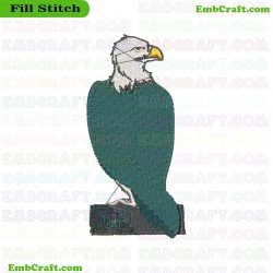 Bald Eagle Embroidery Design 6