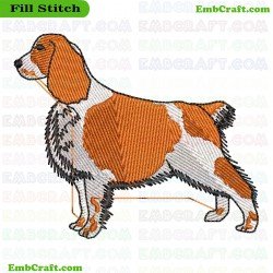 Beagle Embroidery Design 69