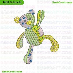 Bear Embroidery Design 736