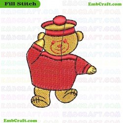 Bear Embroidery Design 798