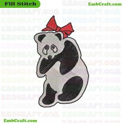 Bear Embroidery Design 838