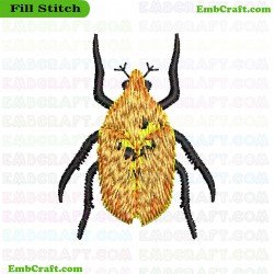 Beetle Embroidery Design 18