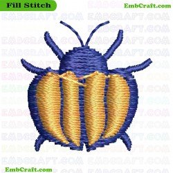 Beetle Embroidery Design 21