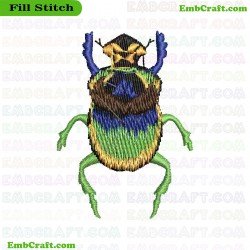 Beetle Embroidery Design 25