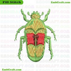 Beetle Embroidery Design 27