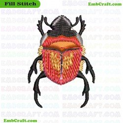 Beetle Embroidery Design 9