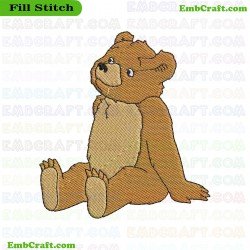 Big Bear Embroidery Design 2