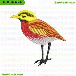 Bird Embroidery Design 150