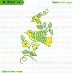 Bird Embroidery Design 92