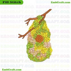 Bird Nest Embroidery Design 19