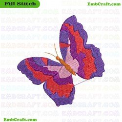 Butterfly Embroidery Design 14