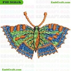 Butterfly Embroidery Design 16