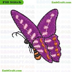 Butterfly Embroidery Design 17