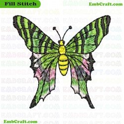 Butterfly Embroidery Design 18