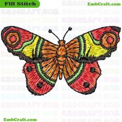 Butterfly Embroidery Design 19