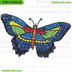 Butterfly Embroidery Design 20