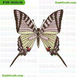 Butterfly Embroidery Design 23