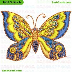 Butterfly Embroidery Design 24