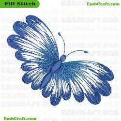 Butterfly Embroidery Design 28