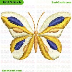 Butterfly Embroidery Design 42