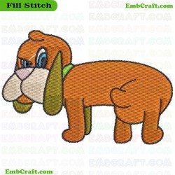 Cartoon Dog Dog Daze Embroidery Design 11