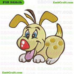 Cartoon Dog Doggies Embroidery Design 2