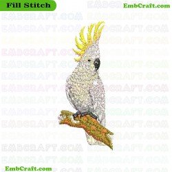 Cockatoo Embroidery Design 13