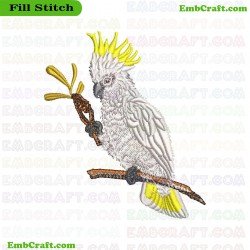 Cockatoo Embroidery Design 27