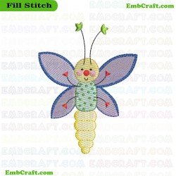 Colorful Butterfly Embroidery Design 8
