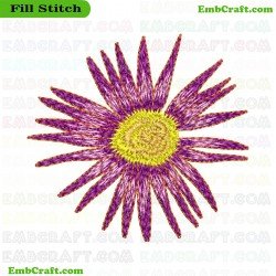 Desert Flower Embroidery Design 13