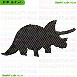 Dinosaur Embroidery Design 100