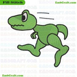 Dinosaur Embroidery Design 25