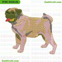 Dog Embroidery Design 158