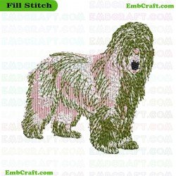 Dog Embroidery Design 159