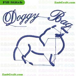 Dog Embroidery Design 17