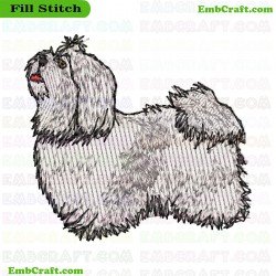 Dog Embroidery Design 328