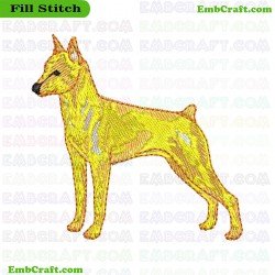 Dog Embroidery Design 360