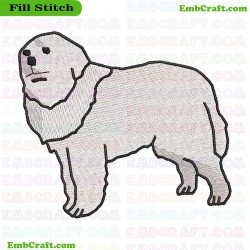 Dog Embroidery Design 399