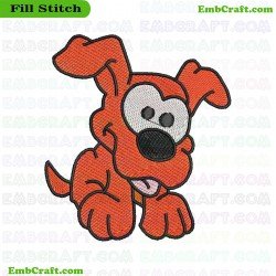 Dog Embroidery Design 414