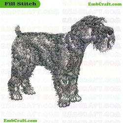 Dog From Dogs Embroidery Design 92