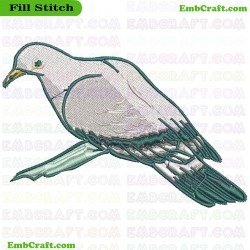 Dove Embroidery Design 10