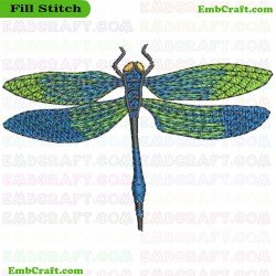 Dragonfly Embroidery Design 61