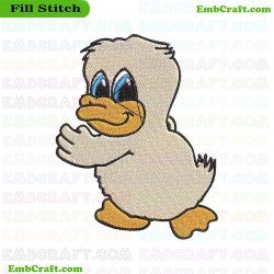 Duckling Duckies Embroidery Design 1