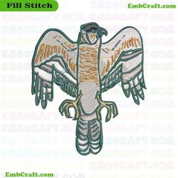 Eagle Embroidery Design 7