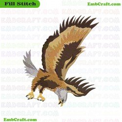 Eagle Embroidery Design 9