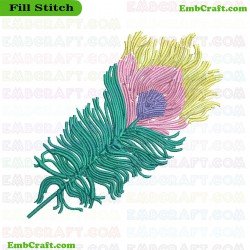 Feather Embroidery Design 13