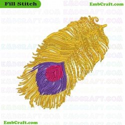 Feather Embroidery Design 20